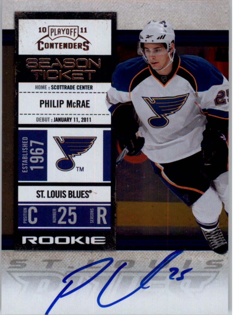 2010-11 Playoff Contenders Hockey Card Pick (Base) - Bild 245 von 287