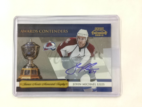 2010-11 Playoff Contenders Awards Contenders Autographs #9 John-Michael Liles