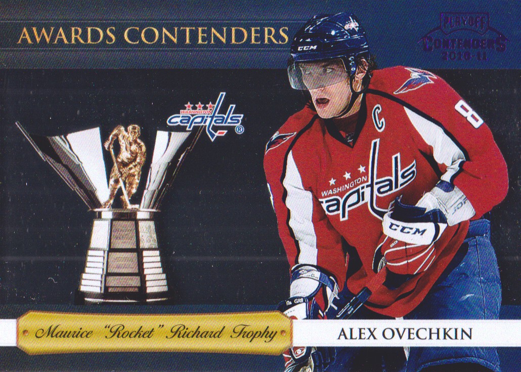 2010-11 Playoff Contenders Awards Contenders Purple #15 Alex Ovechkin