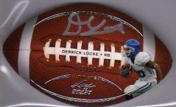 2011 Leaf Ultimate Draft Football Die Cuts #FBDL1 Derrick Locke