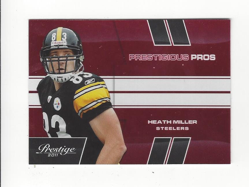 2011 Prestige Prestigious Pros Red #27 Heath Miller