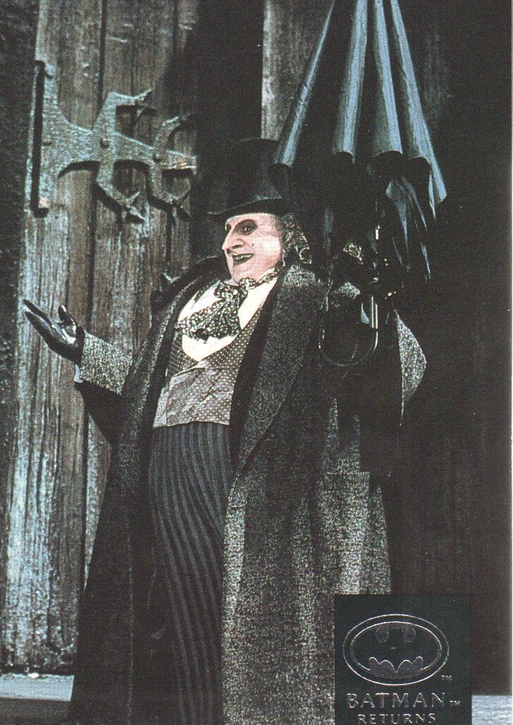 1992 Stadium Club Batman Returns #33 With his portrayal of the malevolent Penguin