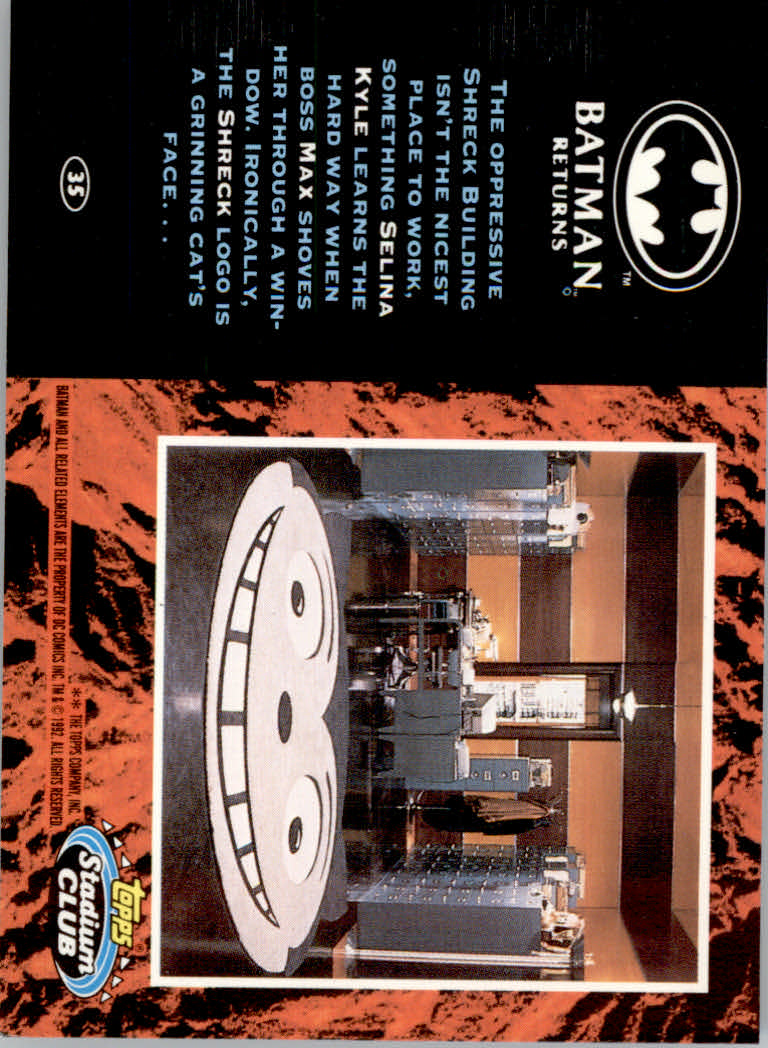 Batman Returns (1992 Stadium Club) "Main Set" Cards #1 to #100 - Picture 71 of 201