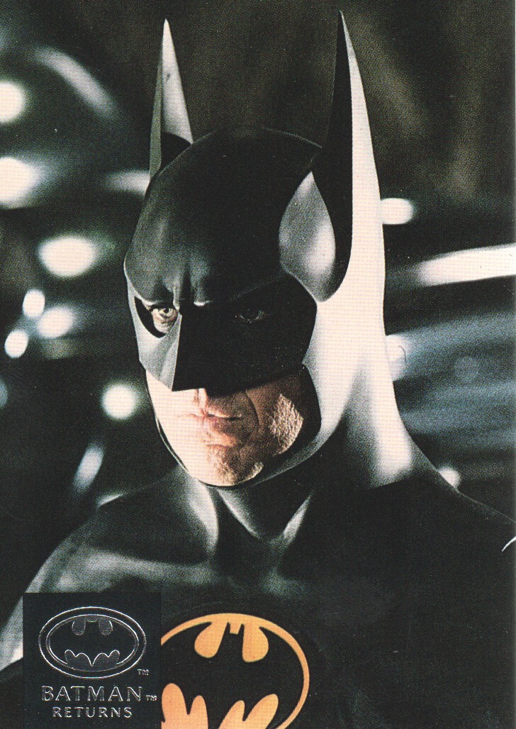 1992 Stadium Club Batman Returns #82 A rendering of Batman