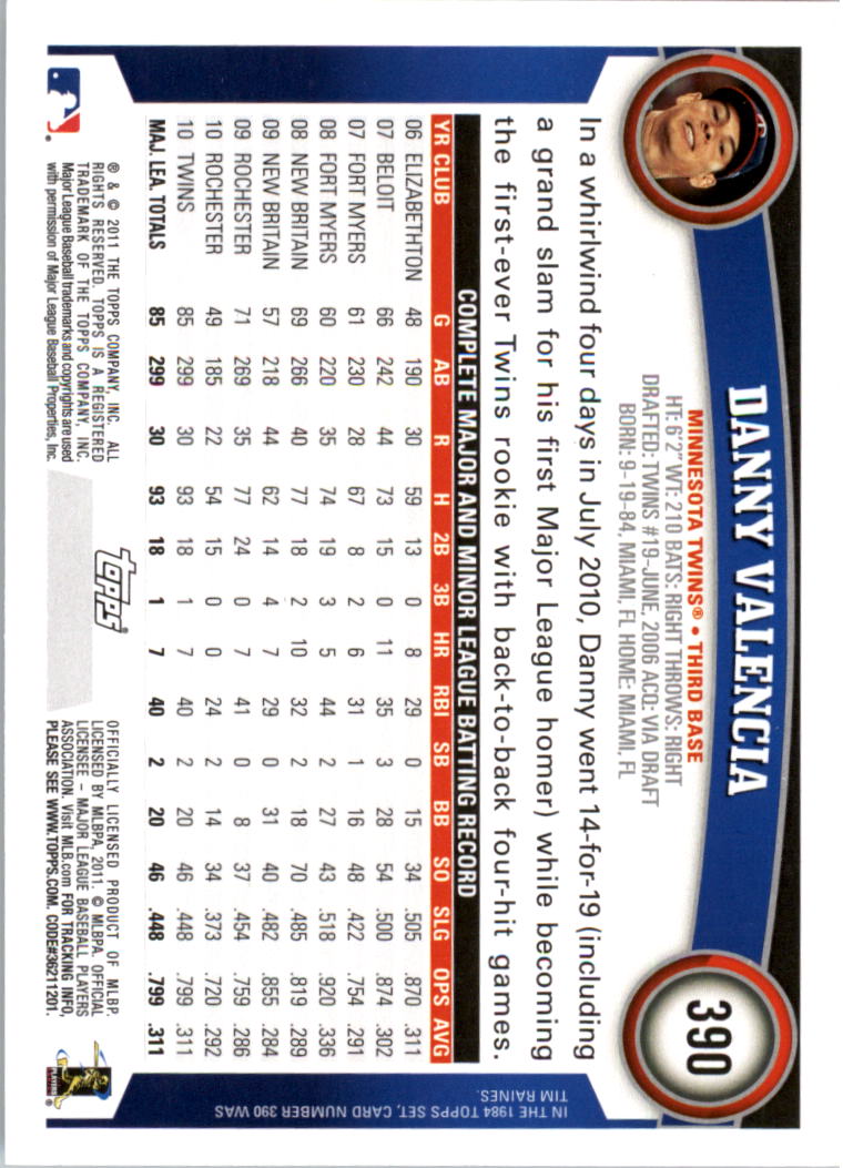 2011 Topps Baseball Card Pick (Base) 233-465