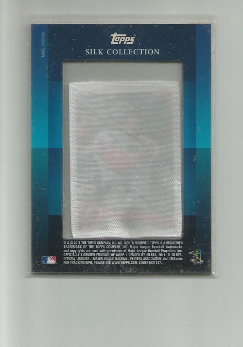 2011 Topps Silk Collection #108 Kevin Youkilis back image