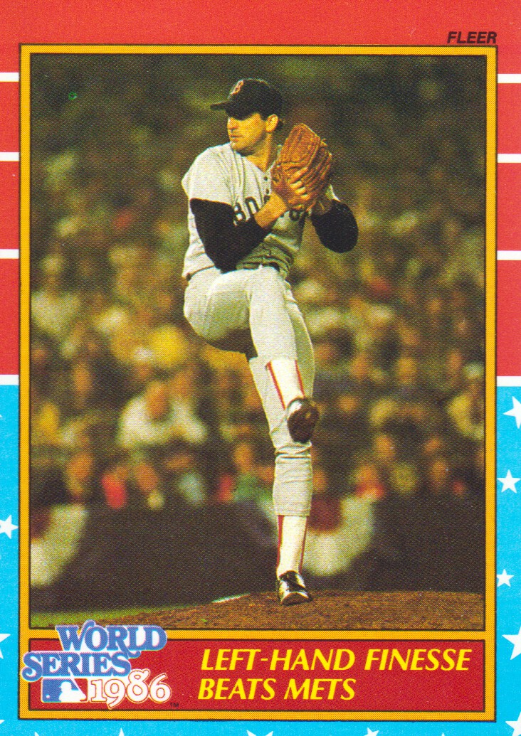 1987 Fleer World Series Glossy #1 Bruce Hurst