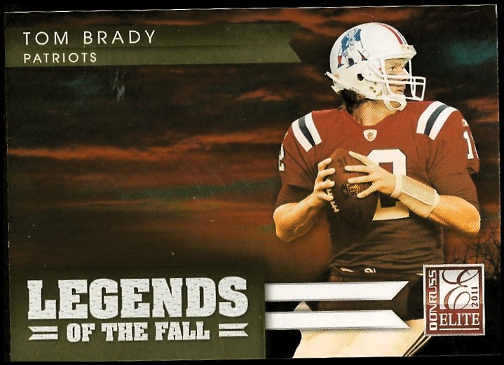 2011 Donruss Elite Legends of the Fall Gold #24 Tom Brady