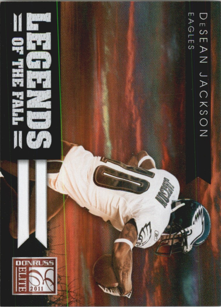 2011 Donruss Elite Legends of the Fall Black #5 DeSean Jackson