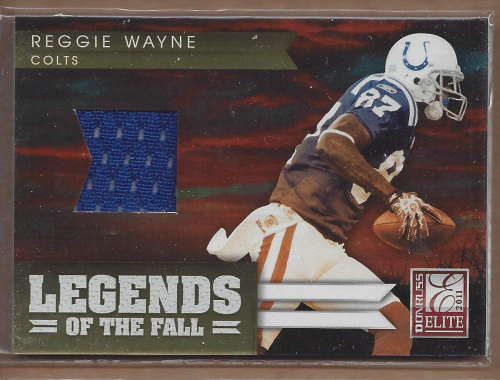 2011 Donruss Elite Legends of the Fall Jerseys #22 Reggie Wayne/299