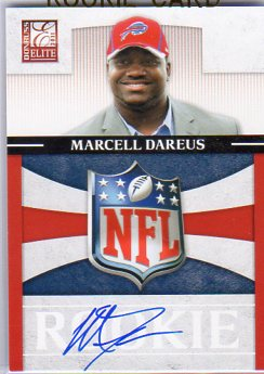 2011 Donruss Elite Rookie NFL Shield Autographs #13 Marcell Dareus
