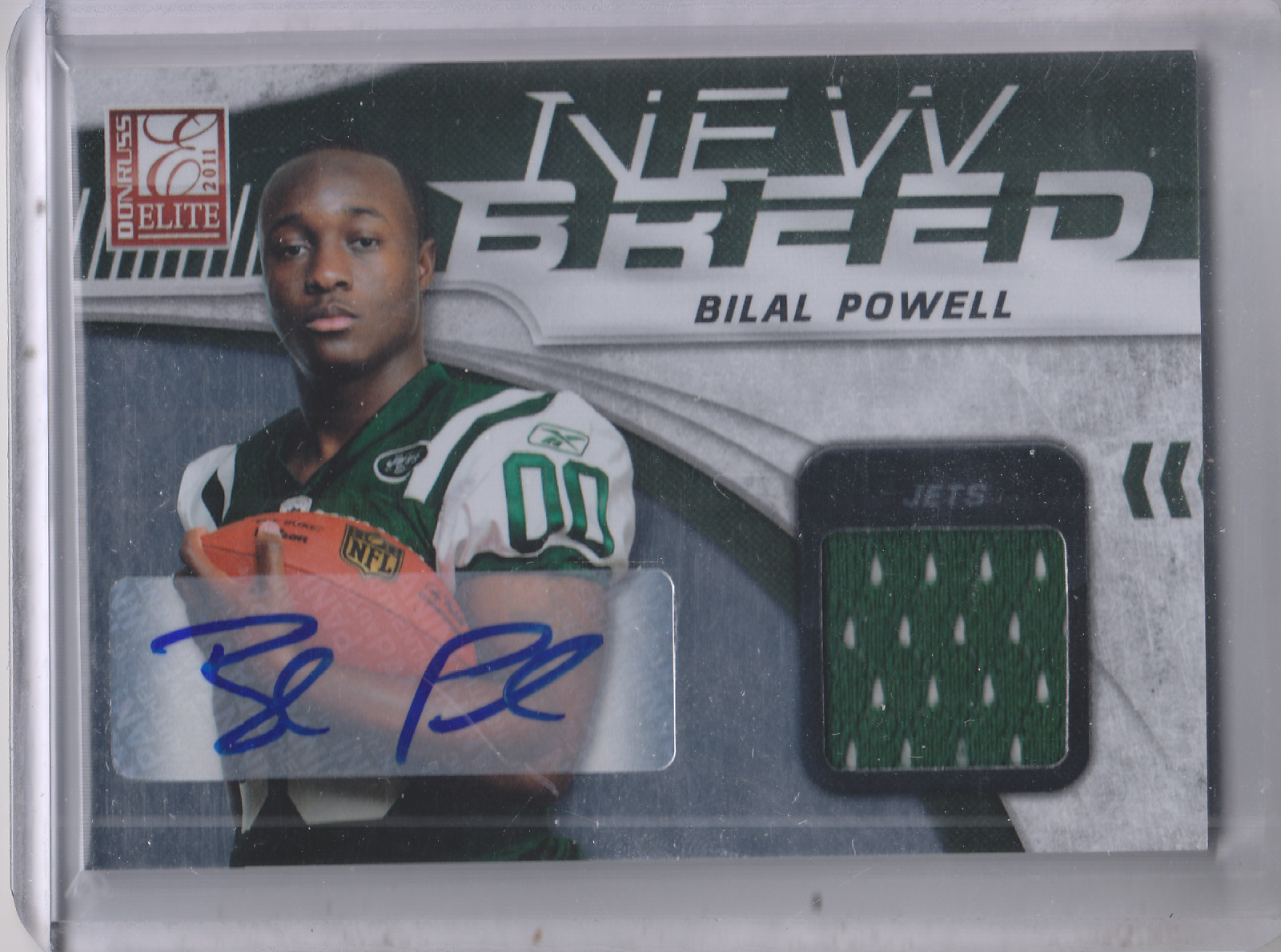2011 Donruss Elite New Breed Jersey Autographs #5 Bilal Powell