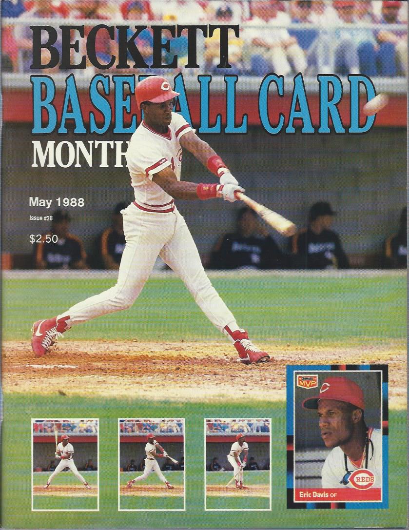 1984-14 Beckett Baseball #38 Eric Davis (May 1988)