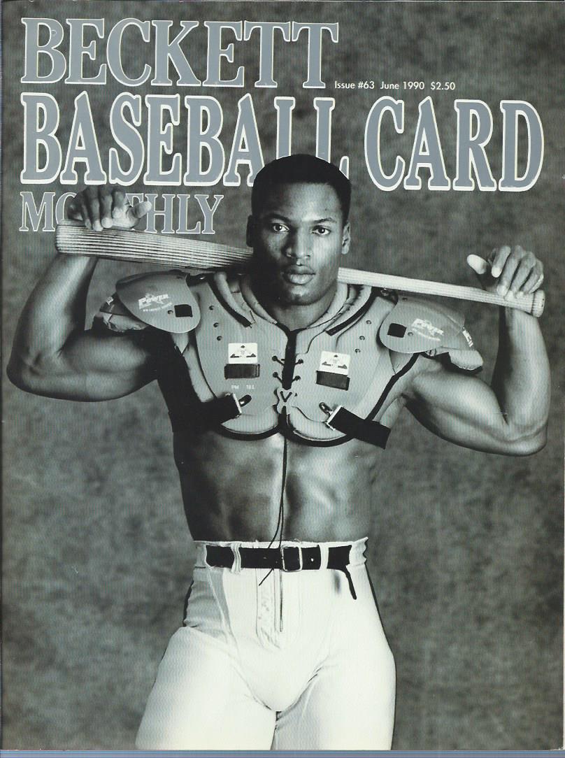 1984-14 Beckett Baseball #63 Bo Jackson (June 1990)