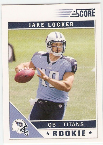 2013 Panini Rookies & Stars #95 Jake Locker Tennessee Titans