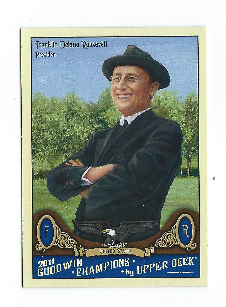 2011 Upper Deck Goodwin Champions #154 Franklin Delano Roosevelt SP