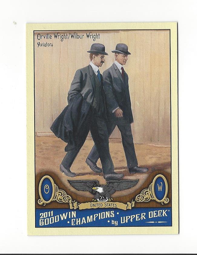 2011 Upper Deck Goodwin Champions #169 Orville Wright/Wilbur Wright SP