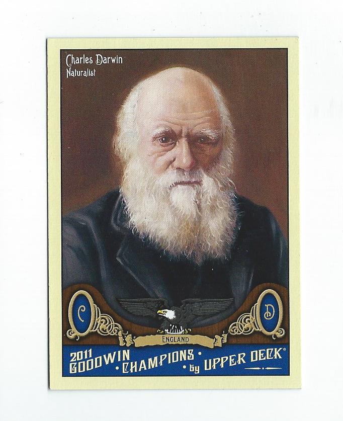 2011 Upper Deck Goodwin Champions #171 Charles Darwin SP