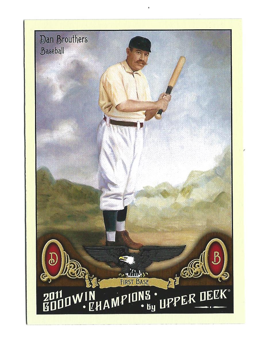 2011 Upper Deck Goodwin Champions #184 Dan Brouthers SP