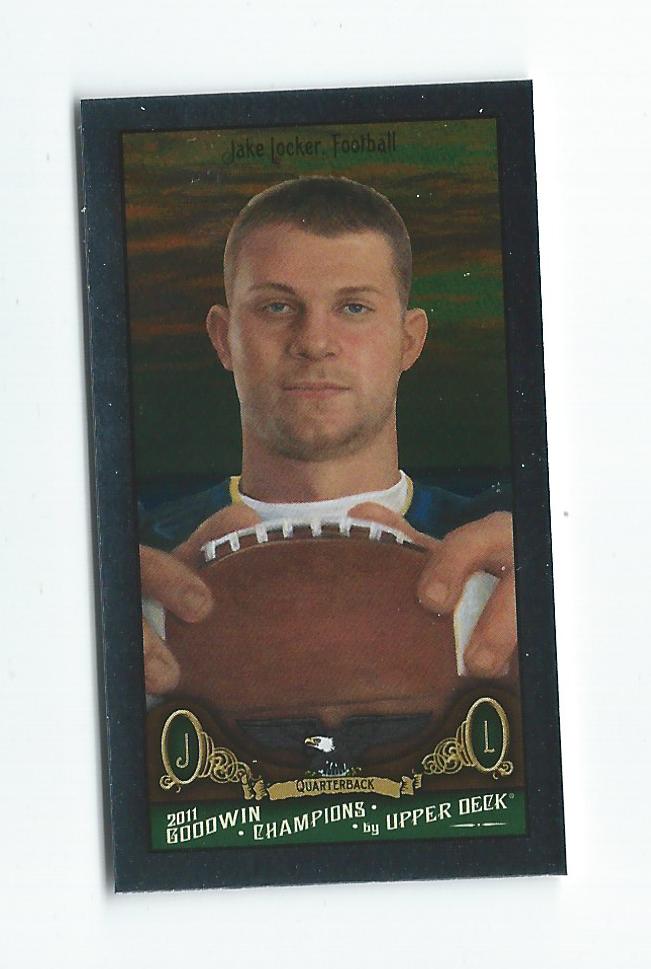 2011 Upper Deck Goodwin Champions Mini Foil #36 Jake Locker