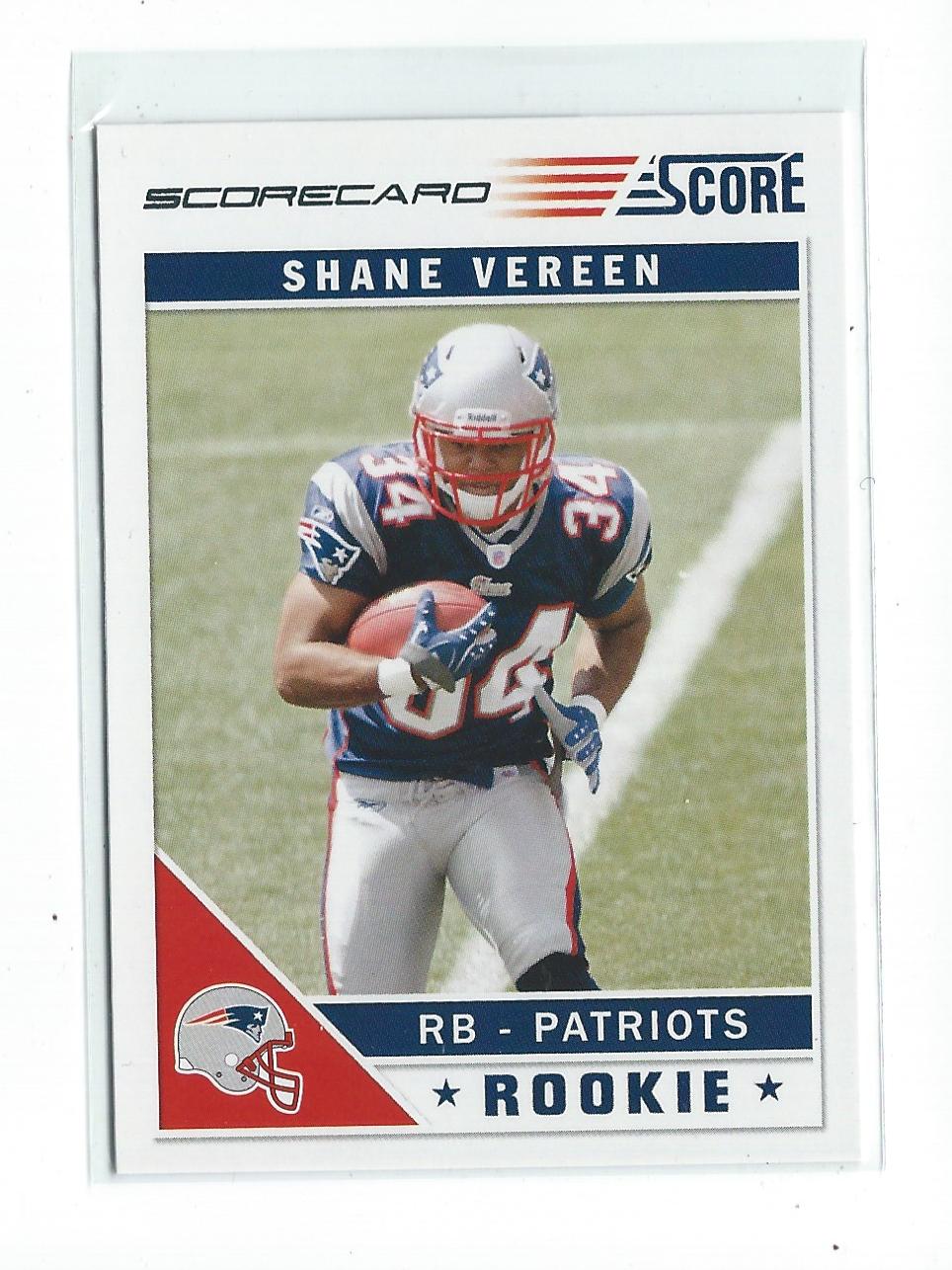 2011 Score Scorecard #388 Shane Vereen