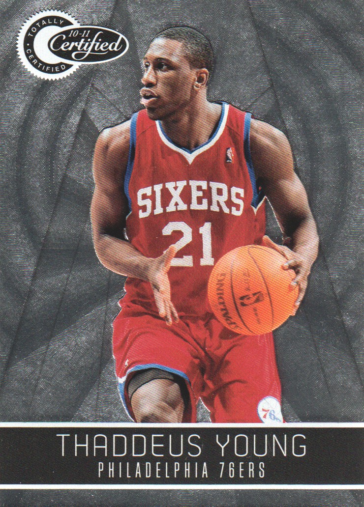 2010-11 Totally Certified #4 Thaddeus Young
