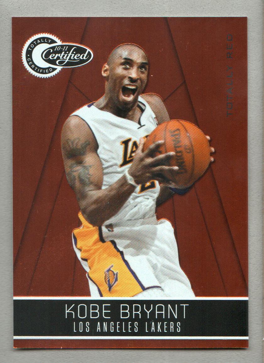 2010-11 Totally Certified Red #69 Kobe Bryant