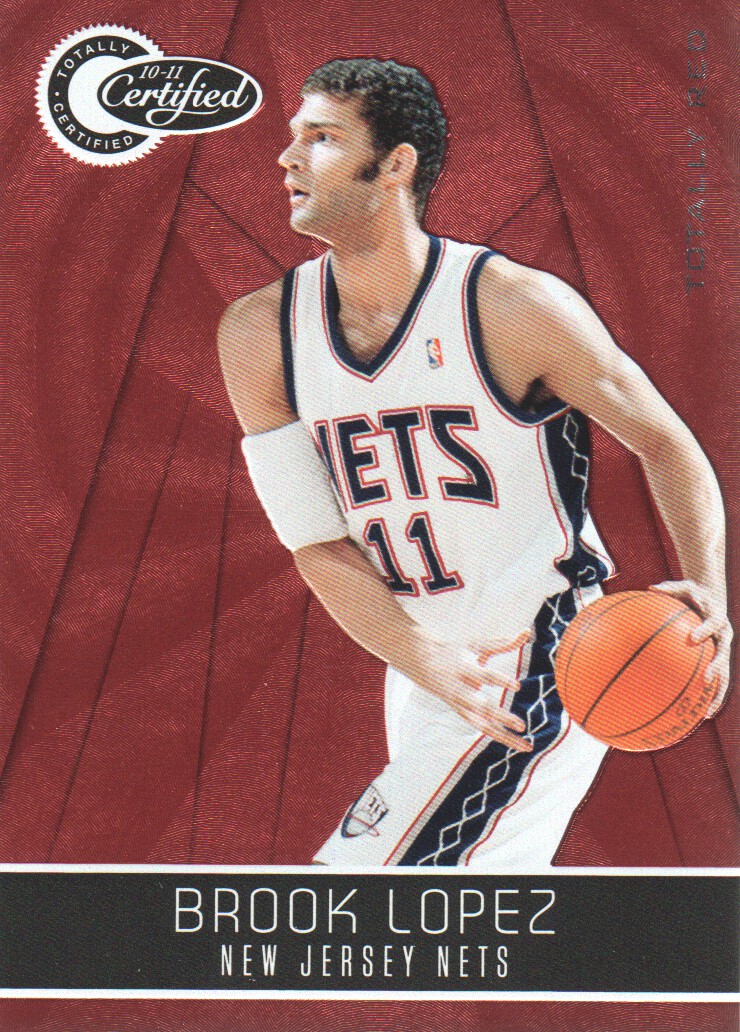 2010-11 Totally Certified Red #87 Brook Lopez