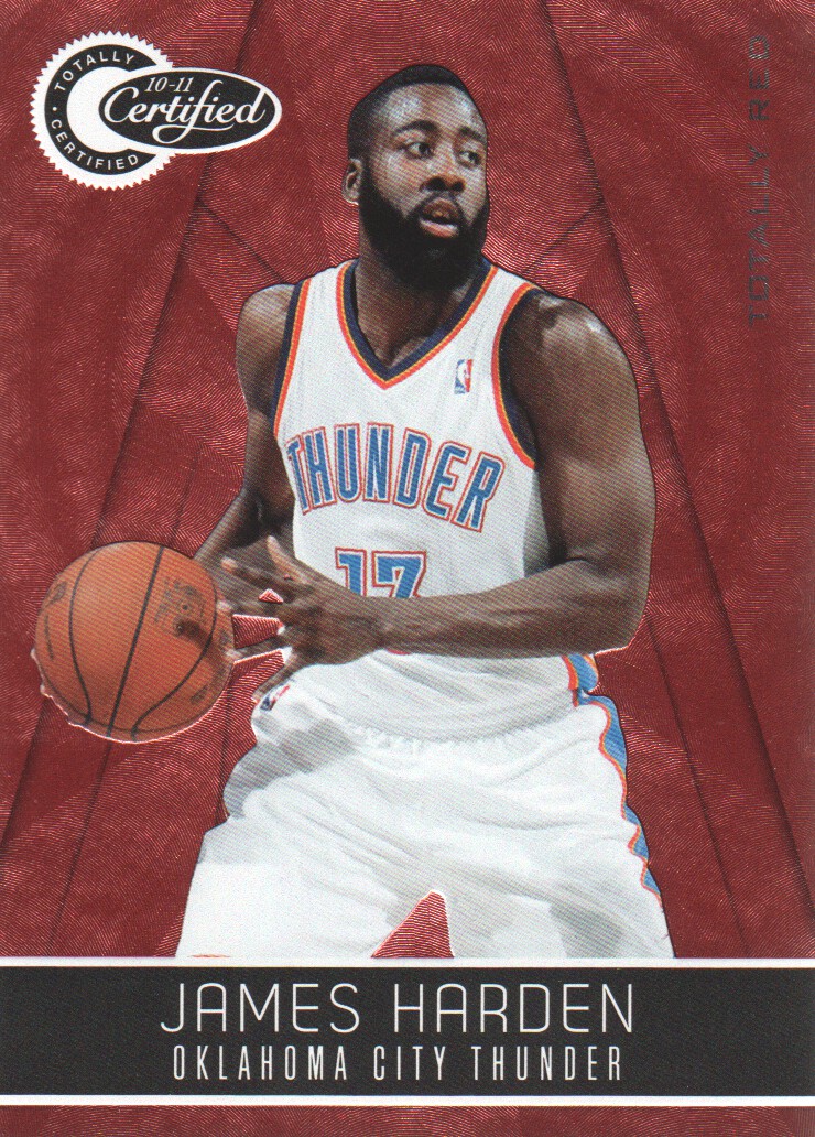 2010-11 Totally Certified Red #129 James Harden