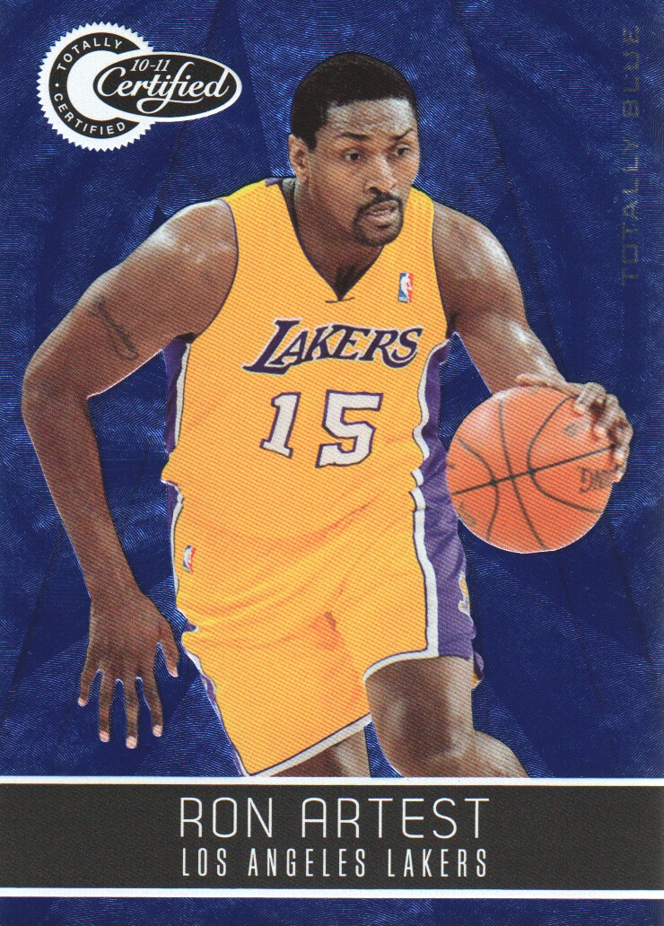 2010-11 Totally Certified Blue #71 Ron Artest