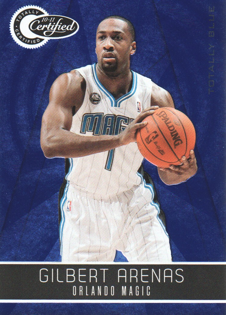 2010-11 Totally Certified Blue #77 Gilbert Arenas