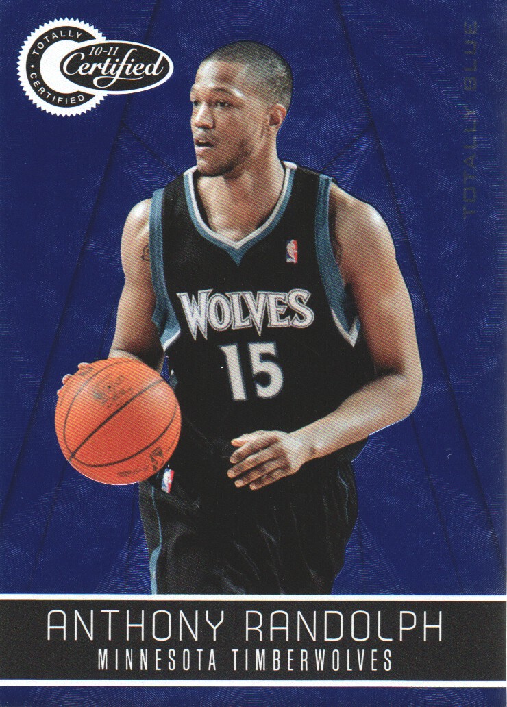 2010-11 Totally Certified Blue #134 Anthony Randolph