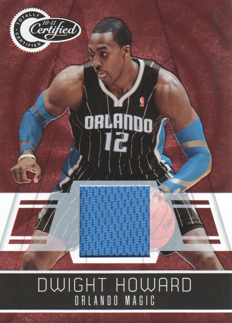 2010-11 Totally Certified Red Materials #75 Dwight Howard/249