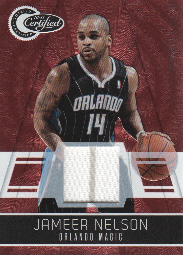 2010-11 Totally Certified Red Materials #76 Jameer Nelson/249