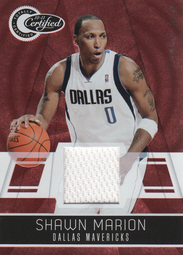 2010-11 Totally Certified Red Materials #82 Shawn Marion/249