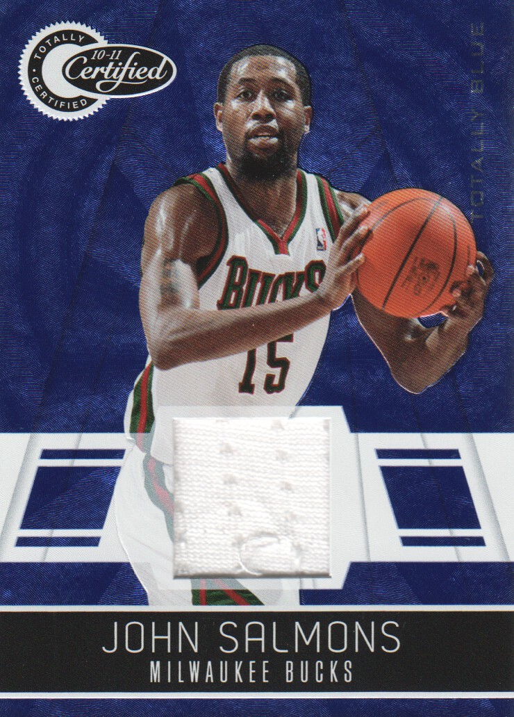 2010-11 Totally Certified Blue Materials #11 John Salmons/99