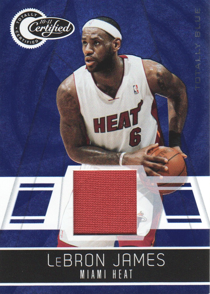 2010-11 Totally Certified Blue Materials #45 LeBron James/99