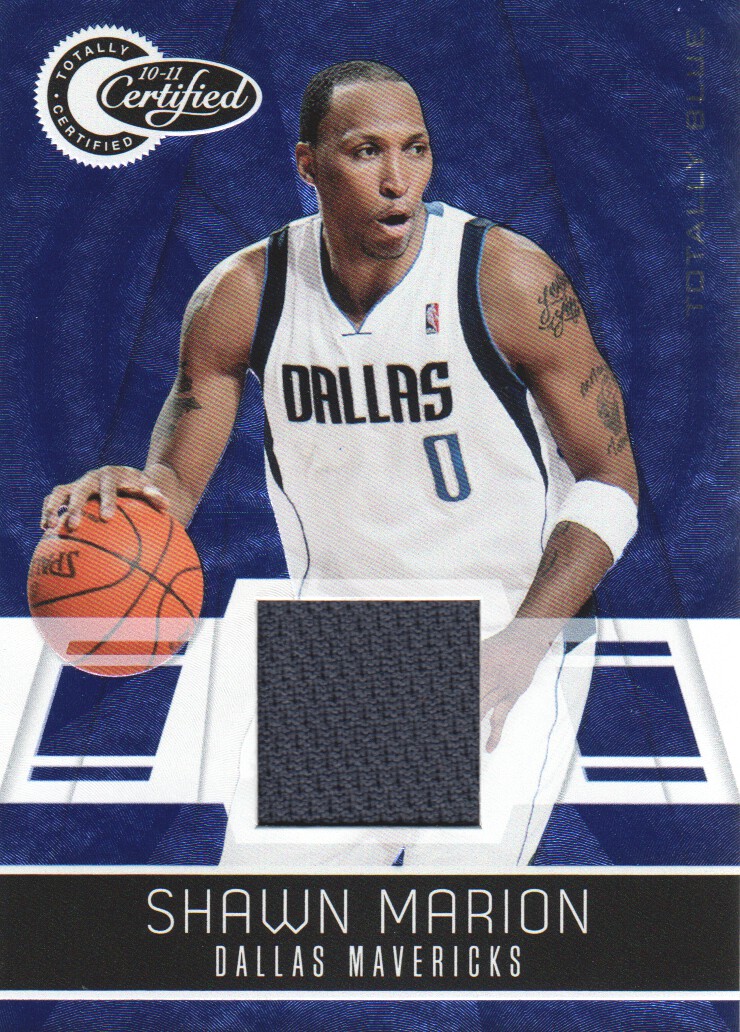 2010-11 Totally Certified Blue Materials #82 Shawn Marion/99