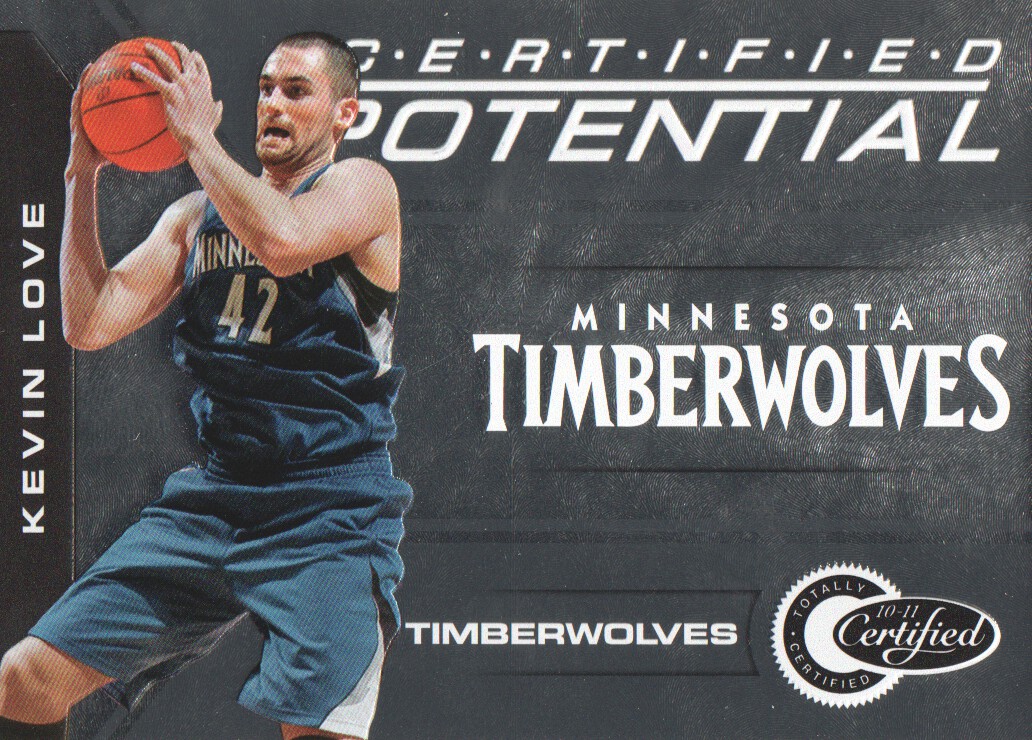 2010-11 Totally Certified Potential #8 Kevin Love