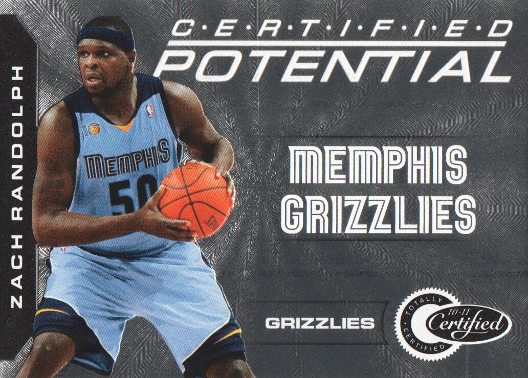 2010-11 Totally Certified Potential #11 Zach Randolph
