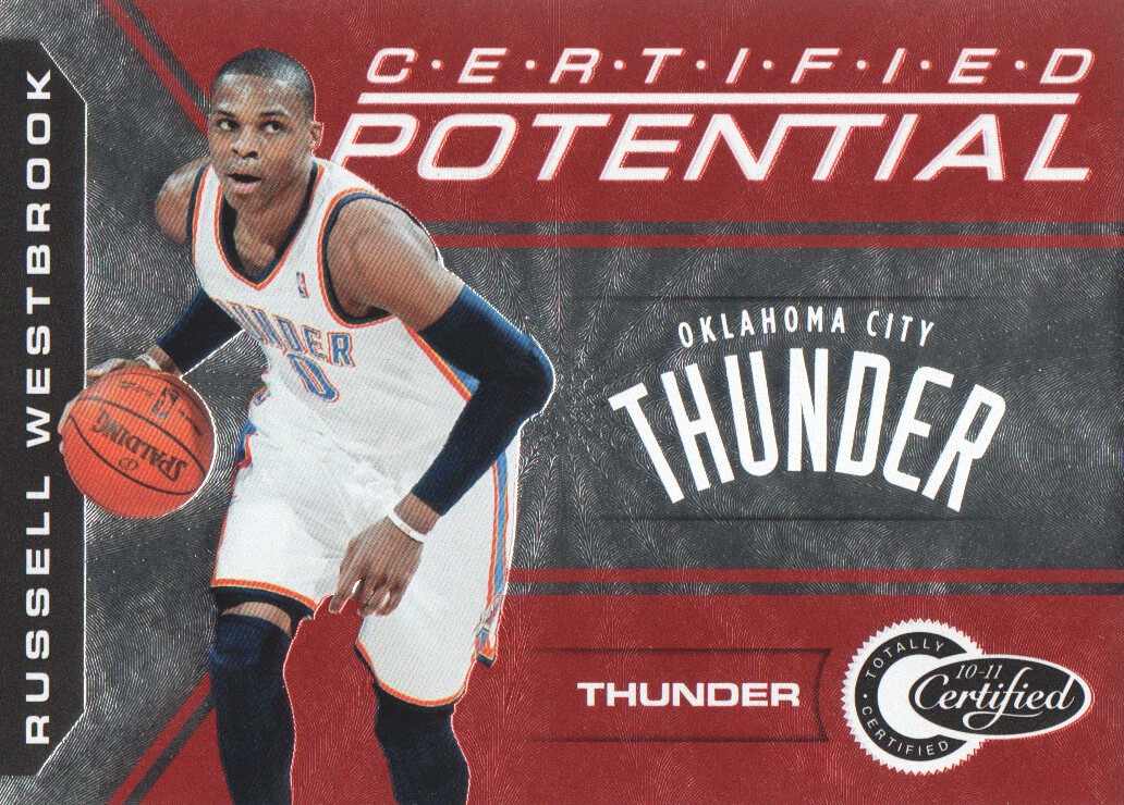 2010-11 Totally Certified Potential Red #12 Russell Westbrook