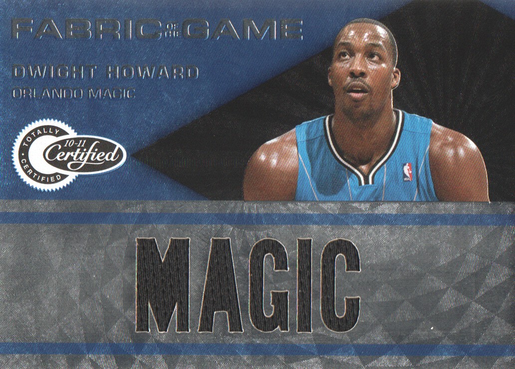 2010-11 Totally Certified Fabric of the Game Jumbo Team #14 Dwight Howard/299