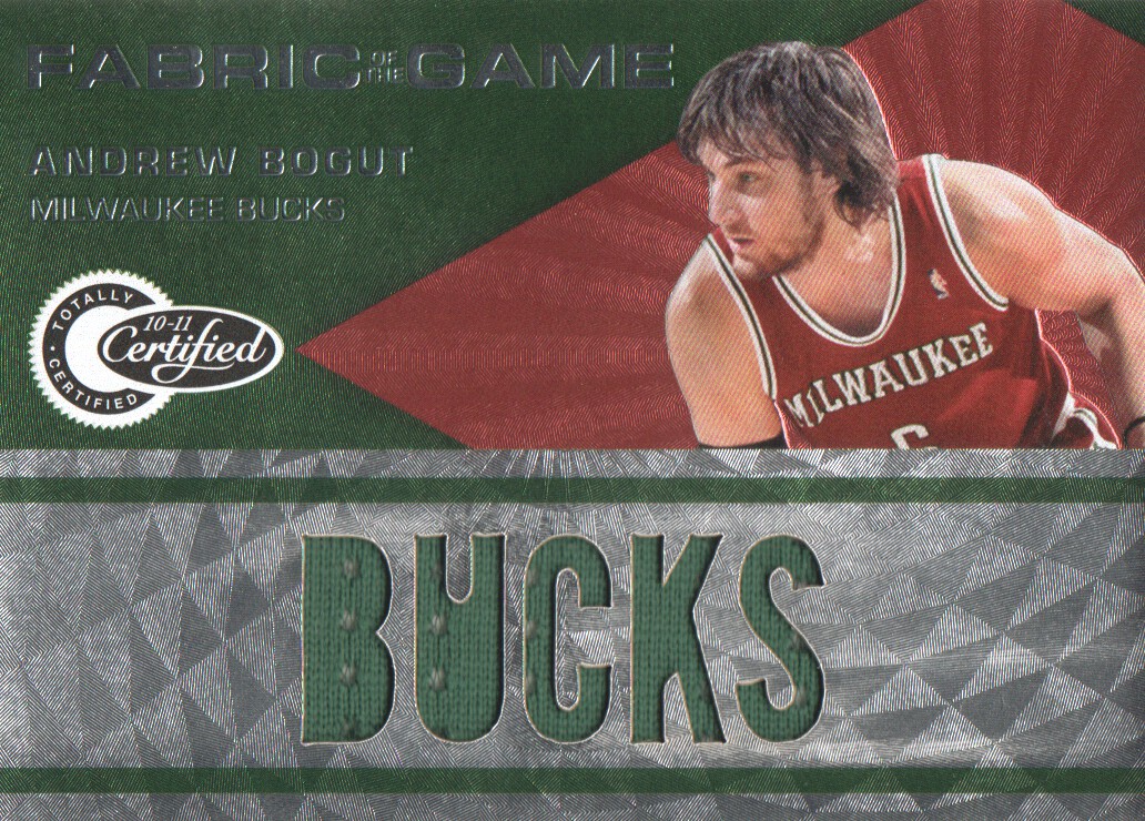 2010-11 Totally Certified Fabric of the Game Jumbo Team #35 Andrew Bogut/299