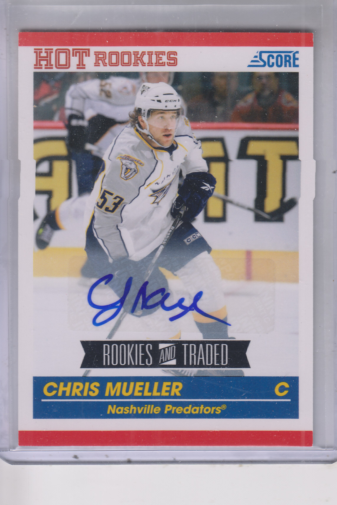 2010-11 Score Signatures #635 Chris Mueller