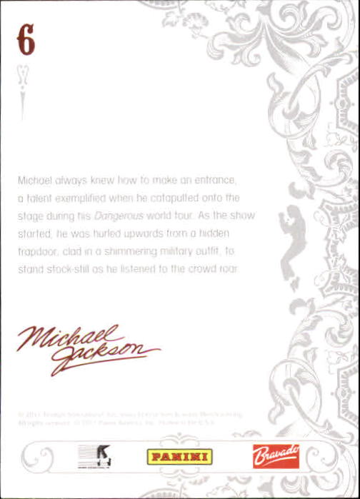 2011 Leaf Michael Jackson Gold #6 Michael always knew how back image