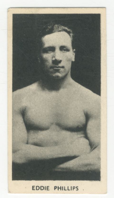 1938 Cartledge Razors Famous Prize Fighters #38 Eddie Phillips