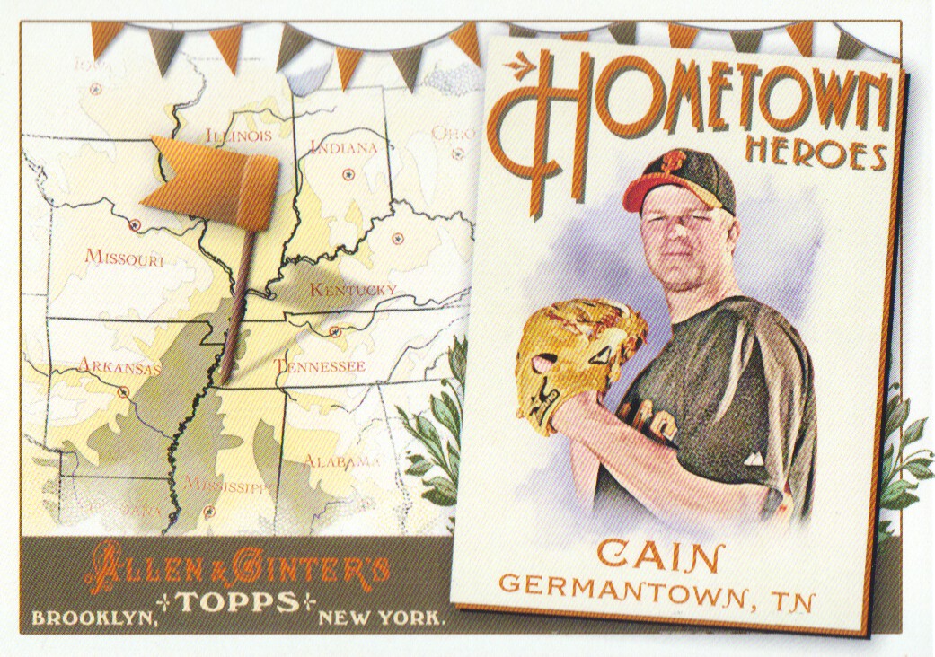 2011 Topps Allen and Ginter Hometown Heroes #HH64 Matt Cain