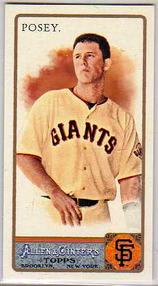 2011 Topps Allen and Ginter Mini #395 Buster Posey EXT