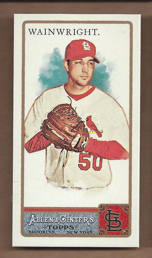 2011 Topps Allen and Ginter Mini A and G Back #280 Adam Wainwright