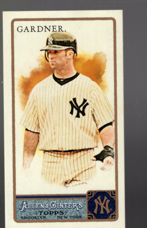 2011 Topps Allen and Ginter Mini No Card Number #346 Brett Gardner